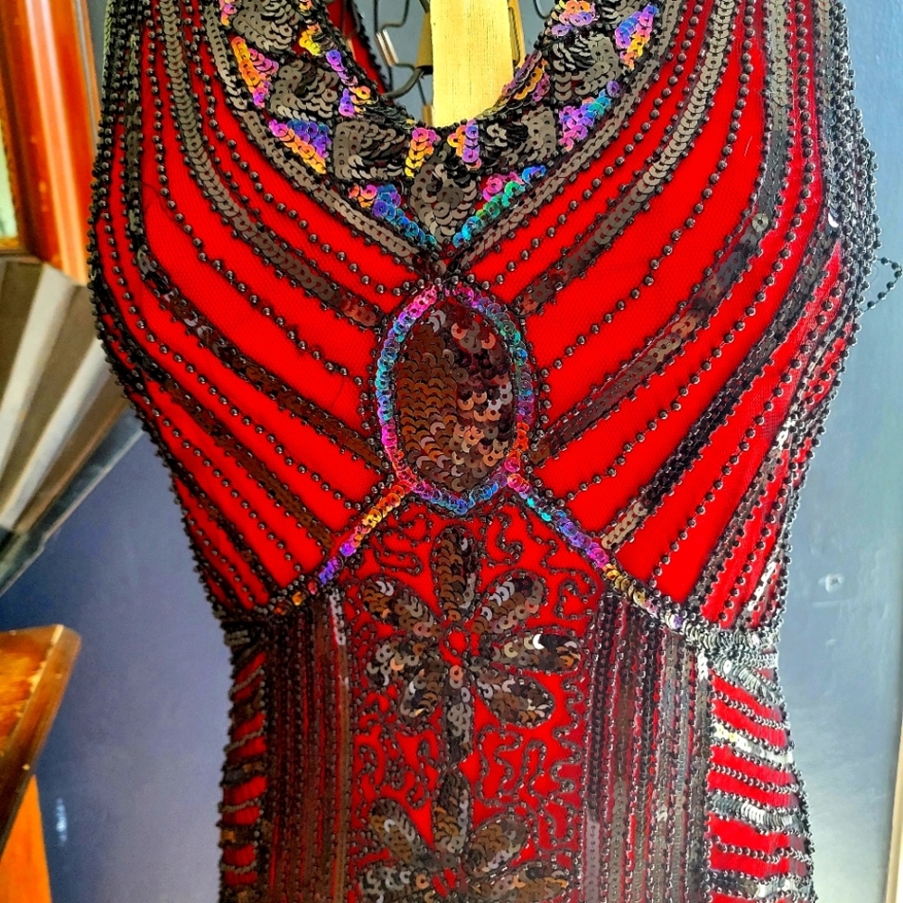 Stunning Red Flapper Dress
